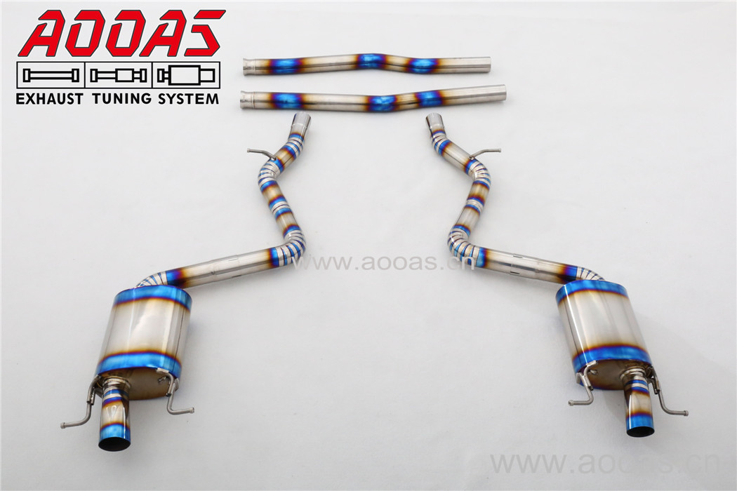  W222  S320 S400 S450 Titanium / Catback System